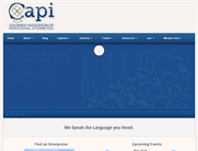 Tablet Screenshot of coloradointerpreters.org